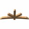 Ekena Millwork Alberta Smooth Timber Gable Bracket, Western Red Cedar, 84"W x 35"H x 5 1/2"D x 5 1/2"F, 10/12 Pitch GBW084X35X0606ALB00SWR - alternate 3